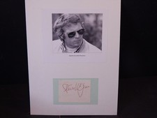Original Signed Cut Auto Steve McQueen King of Cool D 1980 Bullitt (1968)