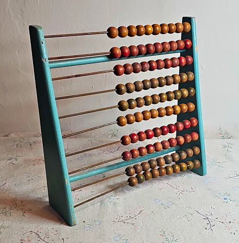 Vintage wooden abacus for - wooden,