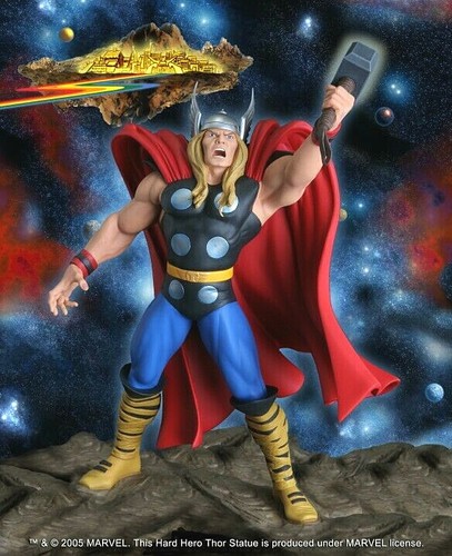 Thor cold cast statue 35cm - cold-cast, ltd