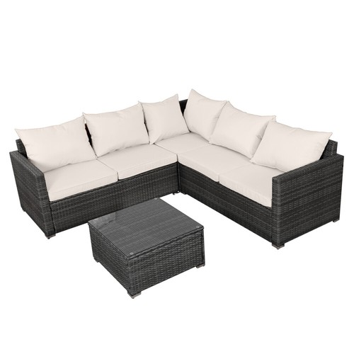 Seater rattan furniture set - seater,