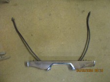 Jaguar 420 heater  control plinth , chrome knobs & cables