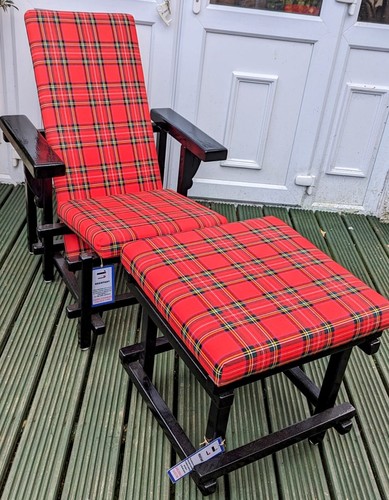 Chair and footstool royal - and,