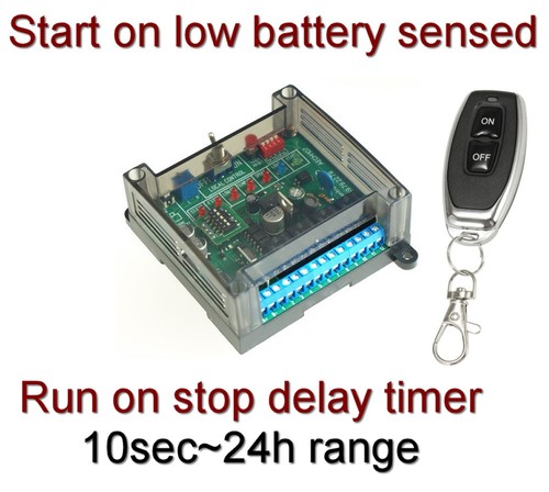 Generator controller start on - controller.,