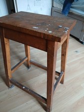 Vintage science lab stool very sturdy
