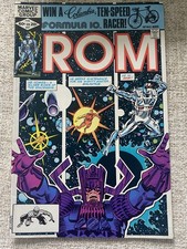 ROM : SPACEKNIGHT #27 Galactus - Marvel Comics 1982 VF- 