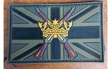 RAF Regiment PVC hook and Loop backed badge 8x5 Cms 