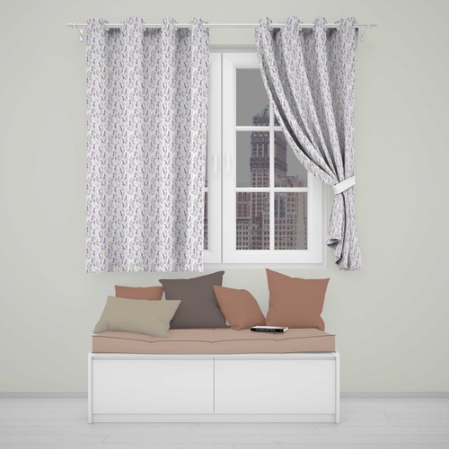Blackout eyelet curtains - blackout, soft