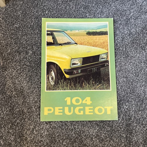 Peugeot 104 uk market - peugeot,