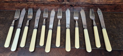 Vintage cutlery fish - vintage,
