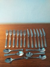 IKEA STAINLESS STEEL CUTLERY NO 244-58 (18 PEICES)