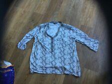 Ladies size 12 snakeskin design top with long sleeves from F&F Tesco
