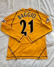 Blackburn Rovers Match Worn Dino Baggio Shirt 2003/04 Kappa Kombat