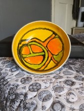 Vintage Poole Pottery Delphis Pedestal Bowl Shape 39