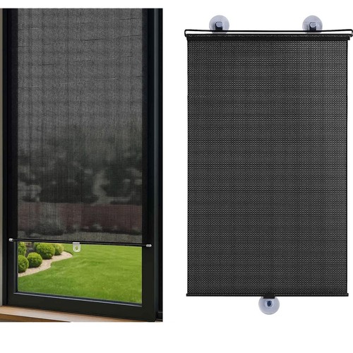 Window shade with suction - window, cup