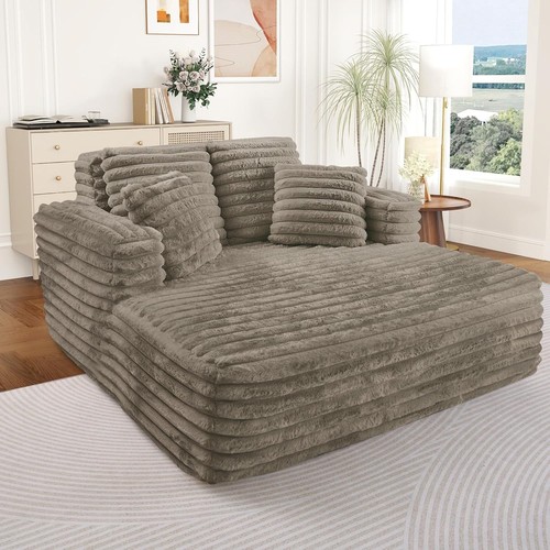 Oversized chaise lounge chair - oversized,