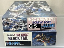 Fujimi 1/72 E-2C Hawkeye “Screwtops” & F-14A Tomcat “Black Tail” contents sealed