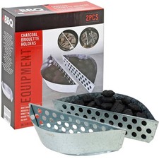 2pcs steel bbq charcoal - 2pcs,