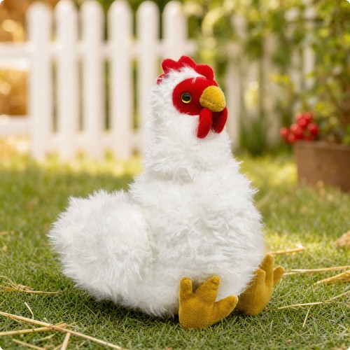 Stuffed chicken huggable - stuffed,