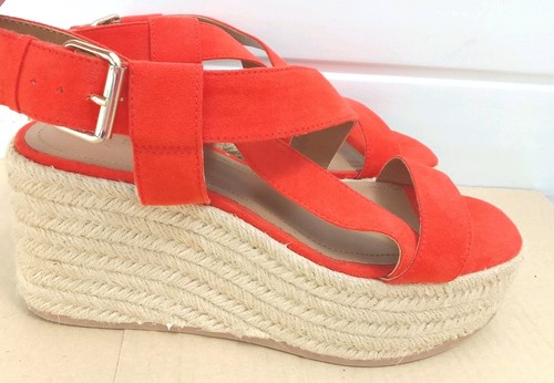 Size orange faux suede - 5,