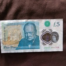AK47 £5 Pound Polymer note