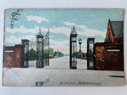 Middlesbrough postcard park - middlesbrough, postcard.
