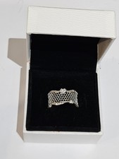 Pandora Lace Of Love Ring Sz