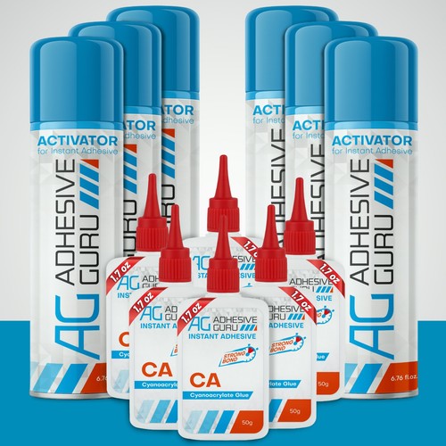 Adhesive guru glue with - ca,