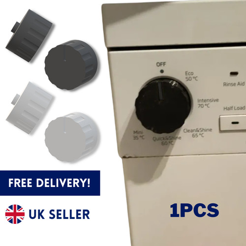 Dishwasher knob for beko white - knob,