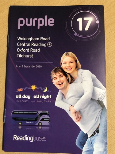 Reading buses purple route - route, 17