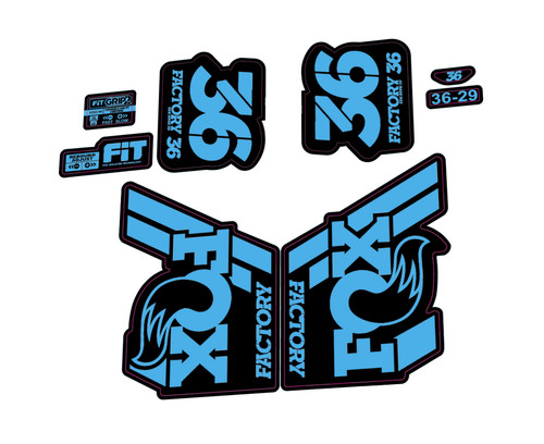 Fox fork decal kit - fox, 36