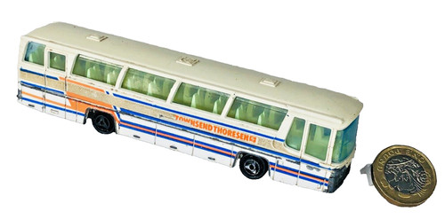 Toy car coach white - toy,