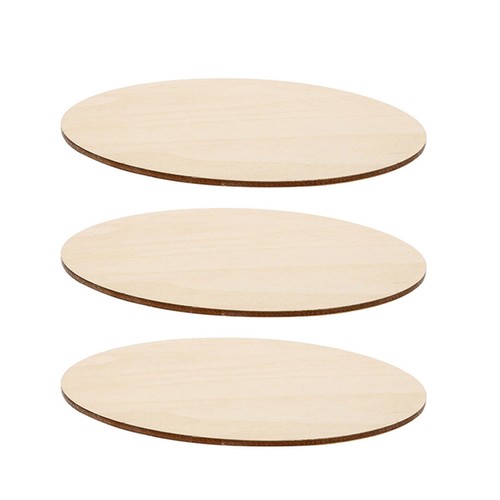 Pcs wood circles - 3,