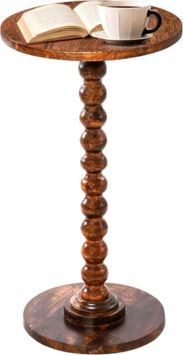 Solid wood round - wood, table