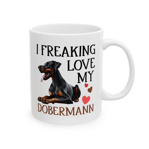 Doberman pinscher dog coffee - dog,