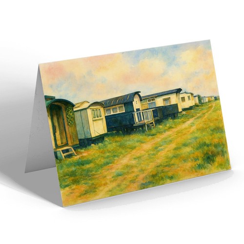 Notelet the caravans - notelet,