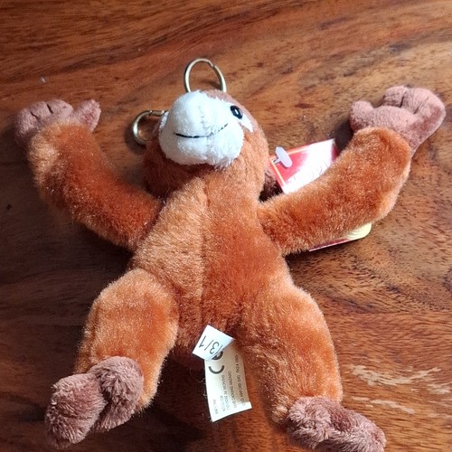 Keel toys monkey keychain - toys,