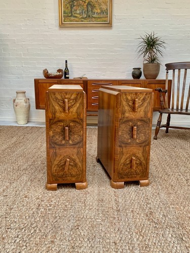 Art deco figured walnut - art,