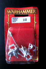 OOP Citadel / Warhammer Metal Chaos Dwarf Hobgoblin Warrior Command Group BNIB