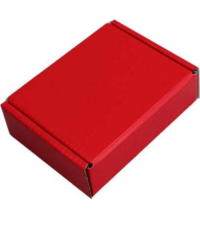 Red pip cardboard - red,