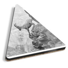 1x Triangle Coaster - BW - Alpine Goat Zermatt Switzerland #37434
