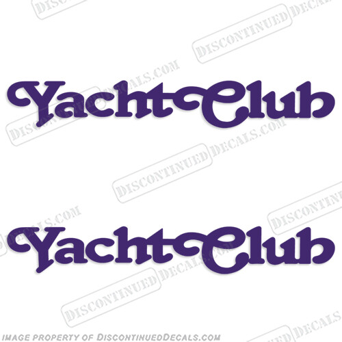 Fits yacht club trailer - fits, decals