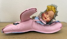 Vintage Doll In Vinyl Pajamas