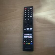 sharp aquos tv remote control black with Netflix prime Disney