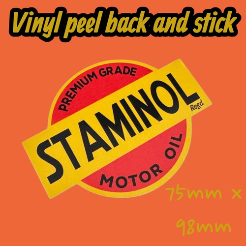Staminol motor oil vintage - staminol,