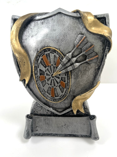 Vintage darts trophy shield - darts,