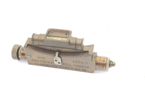 Artillery clinometer sight - artillery, c