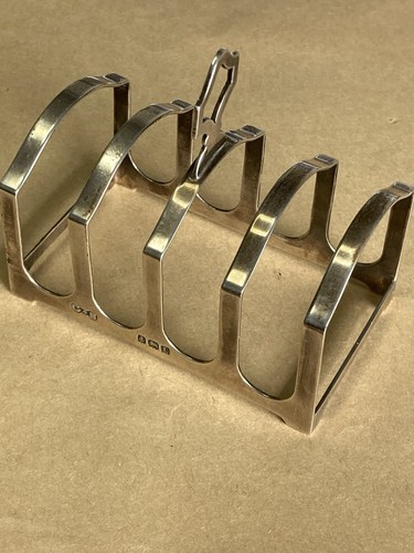 Silver toast rack antique - silver,