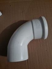 Floplast SP161WH 110mm Ring Seal Soil System - 92.5° Bend SK/SP - White