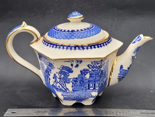 Vintage sadler blue white - blue,