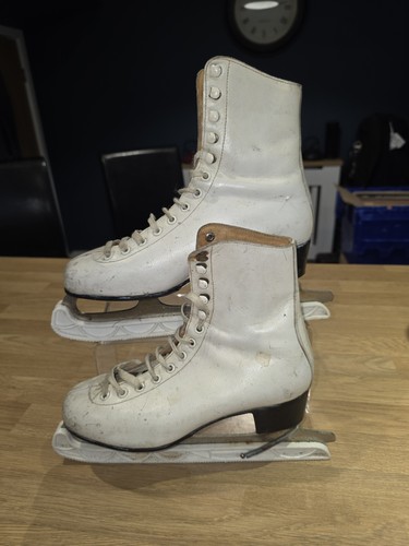 Vintage fagan ice skates steel - ice,
